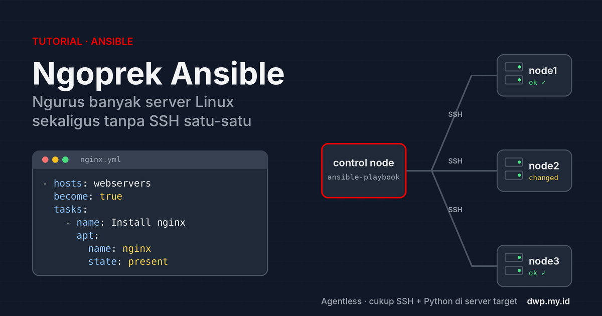 Ngoprek Ansible: Ngurus Banyak Server Linux Sekaligus Tanpa SSH Satu-satu